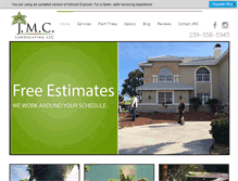 Tablet Screenshot of jmclandscapingfl.com